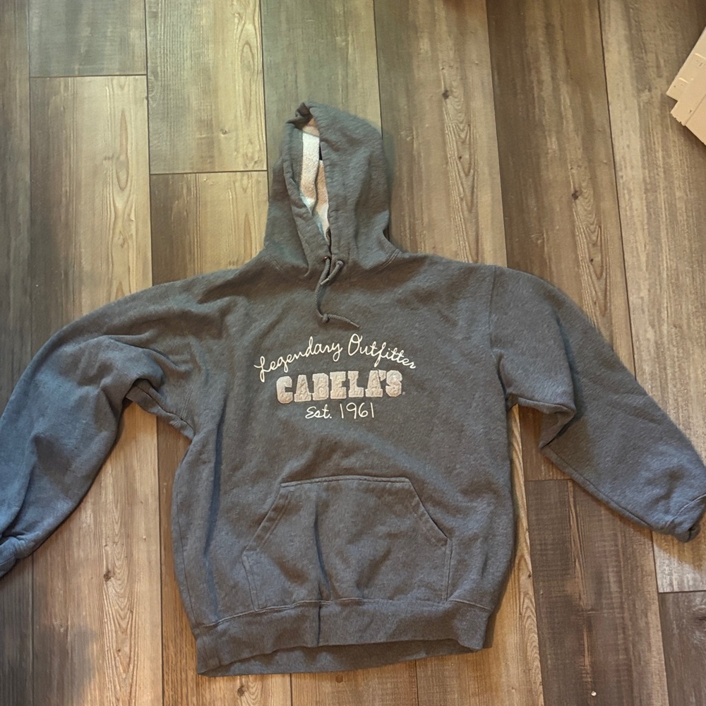 Vintage Cabelas Gray Hoodie